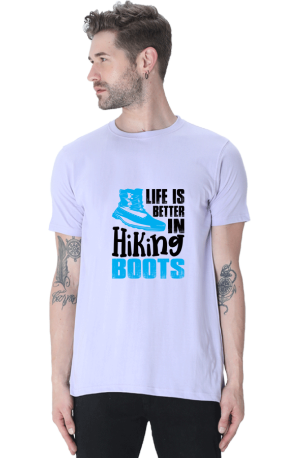 "Life is Better in Hiking Boots" Graphic T-Shirt - Image 3