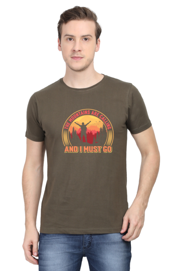 "The Mountains Are Calling and I Must Go" Graphic T-Shirt
