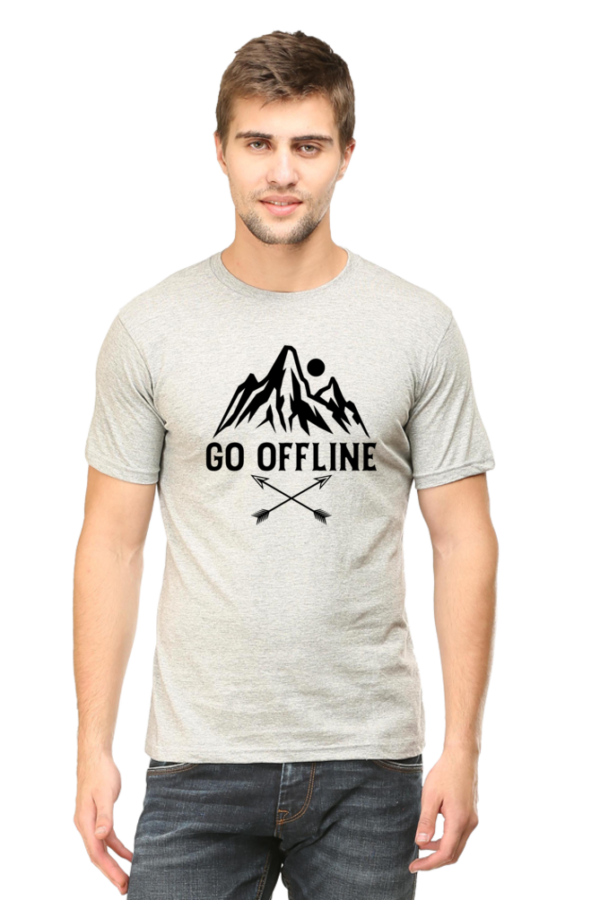 "Go Offline" Adventure Graphic T-Shirt - Image 13