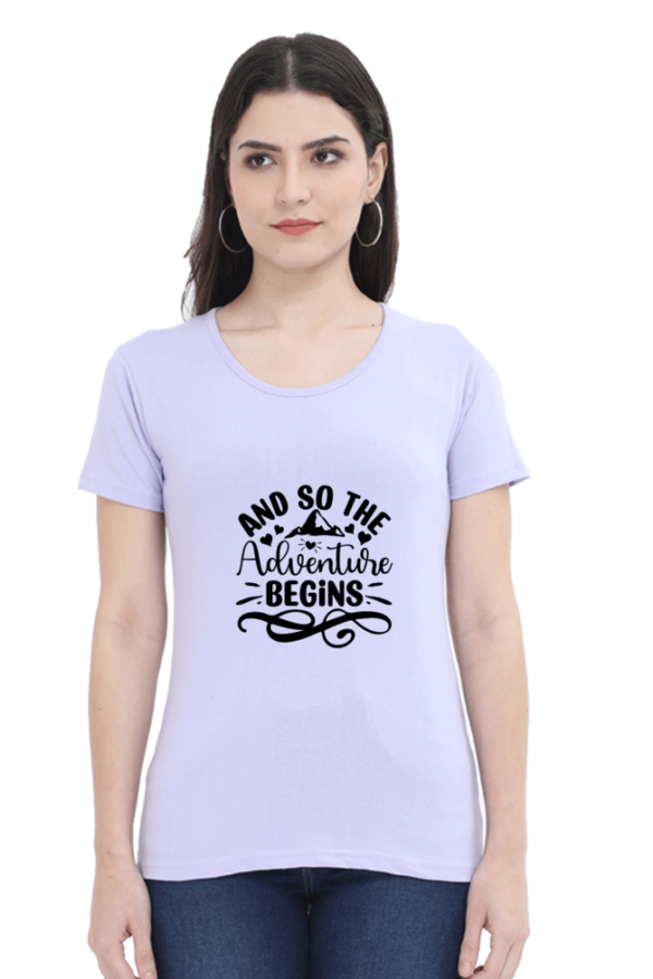 "And So the Adventure Begins" Graphic T-Shirt - Image 2