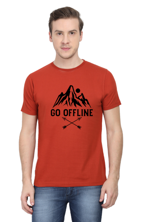 "Go Offline" Adventure Graphic T-Shirt - Image 7