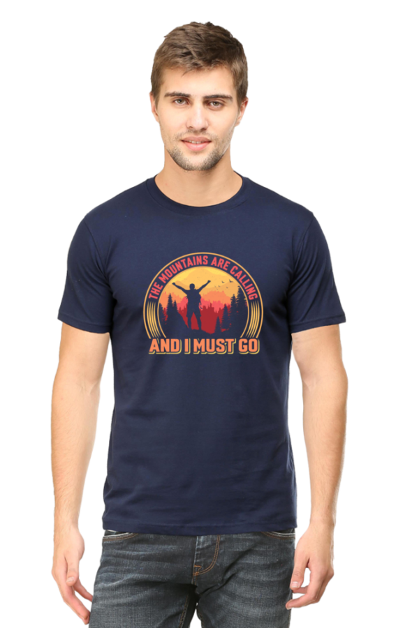"The Mountains Are Calling and I Must Go" Graphic T-Shirt - Image 8