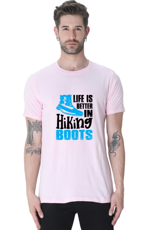 "Life is Better in Hiking Boots" Graphic T-Shirt - Image 4