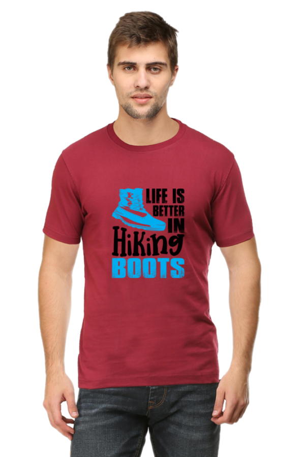 "Life is Better in Hiking Boots" Graphic T-Shirt - Image 9
