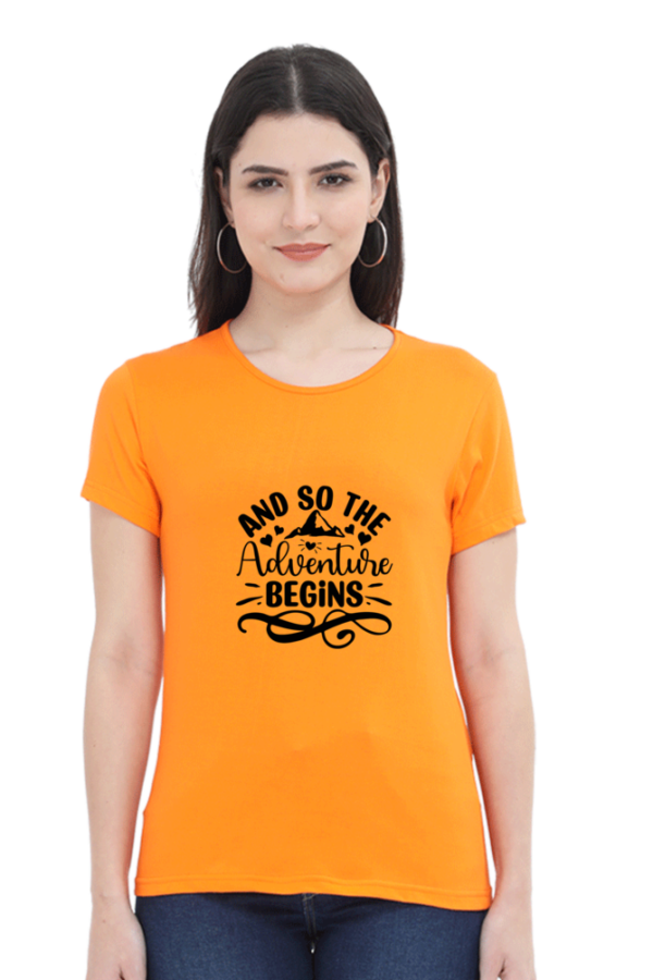 "And So the Adventure Begins" Graphic T-Shirt - Image 6