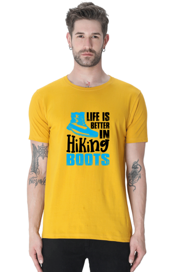 "Life is Better in Hiking Boots" Graphic T-Shirt - Image 5