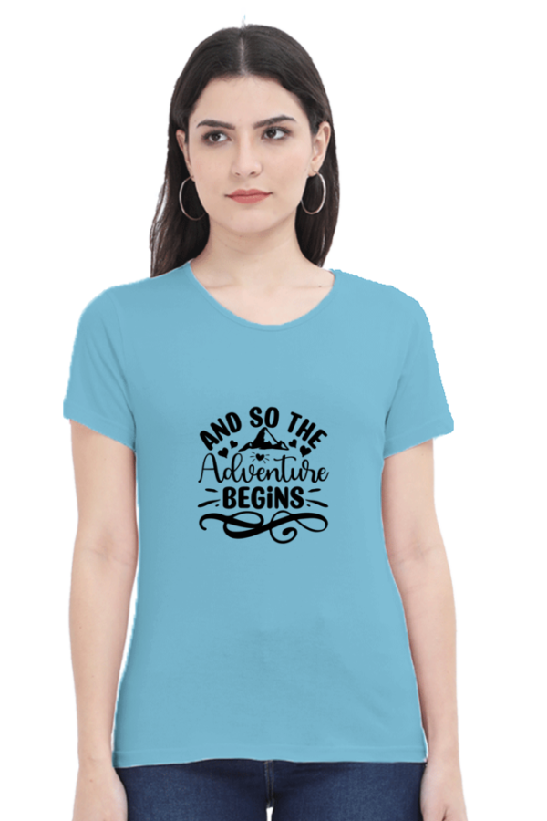 "And So the Adventure Begins" Graphic T-Shirt - Image 7