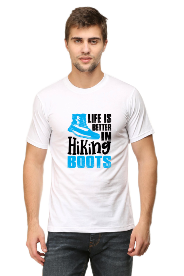 "Life is Better in Hiking Boots" Graphic T-Shirt - Image 14