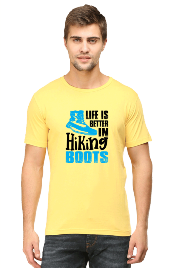 "Life is Better in Hiking Boots" Graphic T-Shirt - Image 11