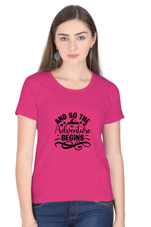 "And So the Adventure Begins" Graphic T-Shirt - Image 8