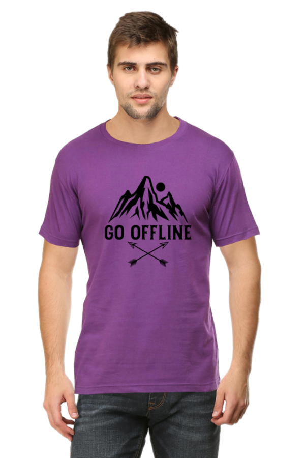 "Go Offline" Adventure Graphic T-Shirt - Image 8