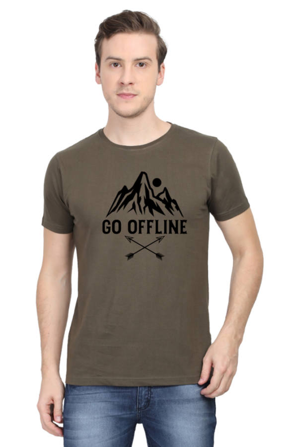 "Go Offline" Adventure Graphic T-Shirt - Image 6