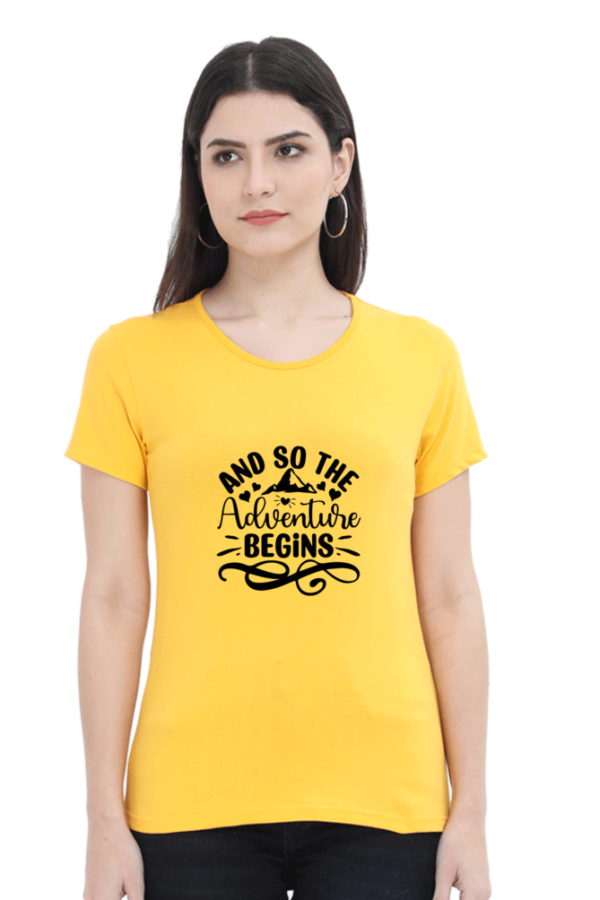 "And So the Adventure Begins" Graphic T-Shirt - Image 5