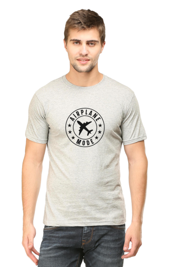 Airplane Mode Graphic T-Shirt - Men's Casual Wear