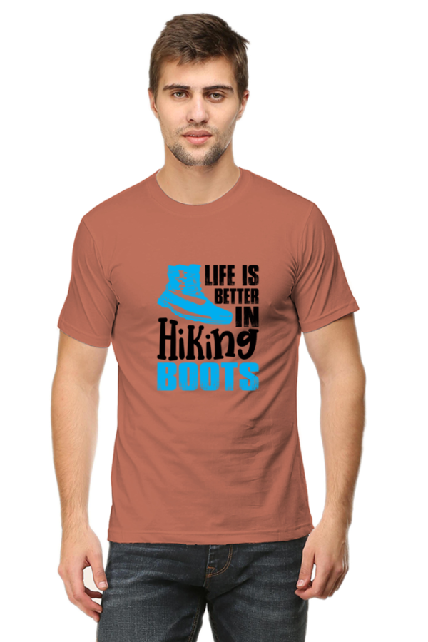 "Life is Better in Hiking Boots" Graphic T-Shirt
