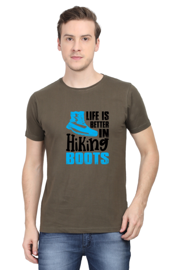 "Life is Better in Hiking Boots" Graphic T-Shirt - Image 6